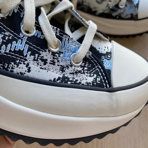 ✨RESTOCK ✨ CONVERSE JACQUARD RUN STAR HIKE HI - WOMENS SIZE LISTED ✏️ - Picture 8 of 10